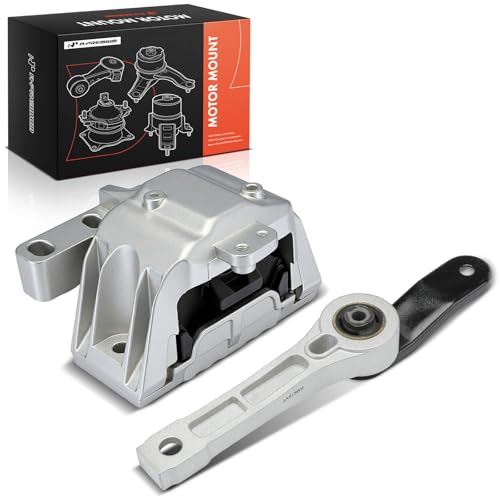 A-Premium Set of 2 Engine Motor Mount Set Compatible with Volkswagen Bora 2007 2008 2009 2010, 1.9L