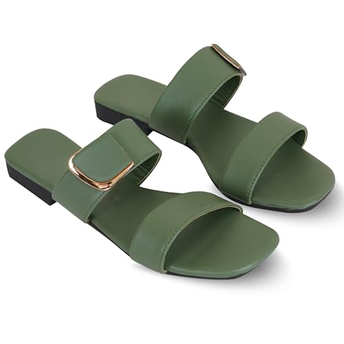 Image of Women's Slippers | Comfortable Flat Chappals for Women with Bow Detail | Stylish Casual Chappals, Trendy Summer Sandals, Comfortable Footwear for Daily Use