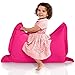 Green Bean© Pouf pour Enfants 70x100cm & 70 litres Remplissage de Perles EPS - Indoor&Outdoor - Bean Bag Coussin Siège Coussin de Sol Fauteuil Pouf Géant Coussin de Repos Garçons & Filles Rose Vif