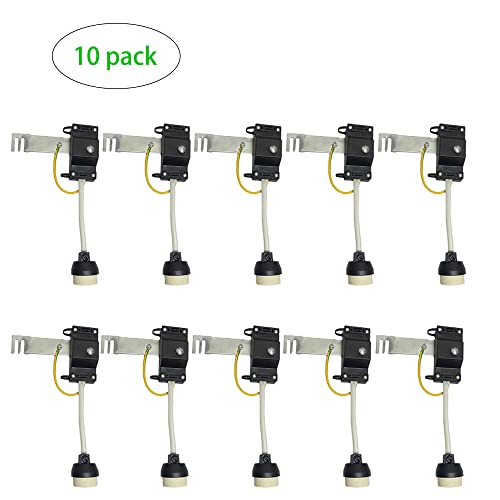Set da 10 porta lampada in ceramica per GU10