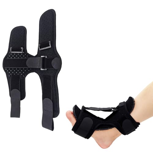 Benaewa Plantar Fasciitis Night Splints, Adjustable Foot Splint Brace, Effective Relief Foot Drop, Achilles Tendonitis (Black)