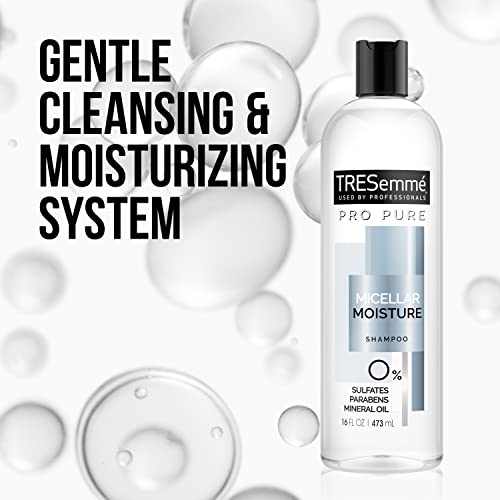 Tresemmé Pro Pure Shampoo For Daily Moisture Micellar Moisture Paraben Free, Dye Free Moisture Shampoo 16 Oz 4 Count #TOP3