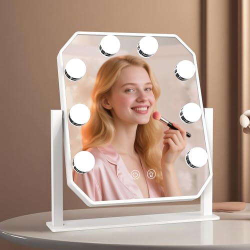 Aourow Hollywood Espejo con 8 Luces LED