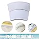 NHTJTHE 2pcs Visor Cap, Atmungsaktiv und Schweißabsorbierend Sommerkappe Kappe mit Sonnenvisier, Unisex Verstellbar, Outdoor Visor Cap, für Golf, Radfahren, Angeln, Tennis, Laufen（1 schwarz + 1 weiß）