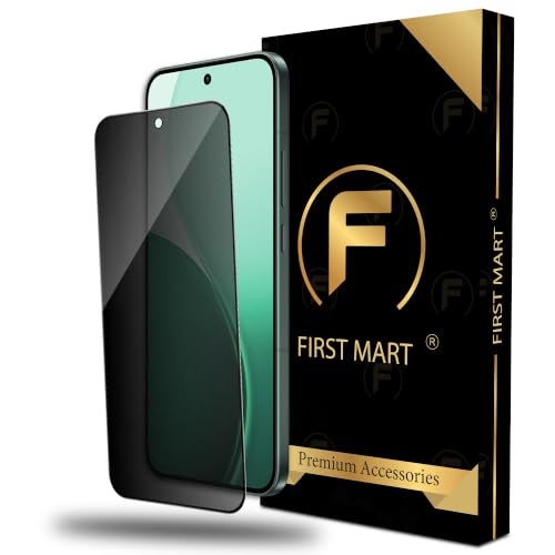 Image of FIRST MART Privacy Tempered Glass for Oppo Reno 14 & Reno 13 | Anti-Spy Screen Protector, Edge-to-Edge 9H Scratch Protection, Case-Friendly, Bubble-Free | Pack of 1