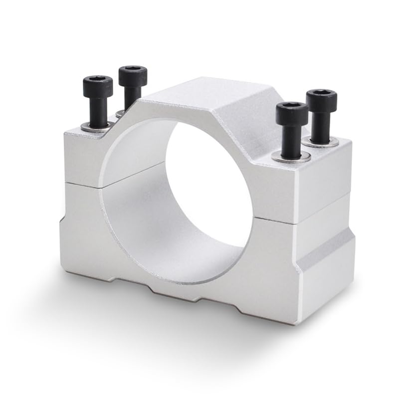 Spare Part for CNC Spindle Bracket Clamp Spindle Mount Holder Aluminum Fixture for 300W 400W 500W Motor with 4 Screws