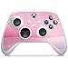 DeinDesign Skin kompatibel mit Microsoft Xbox Series S Controller Folie Sticker Wüste Glitzer Look pink
