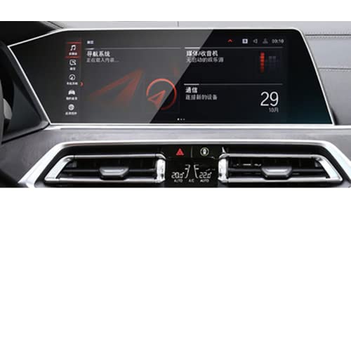 Film verre trempé BMW X5 X6 X7 G05 G06 G07 2019 protecteur écran LCD navigation GPS voiture