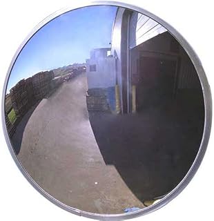 Se-Kure Domes & Mirrors DCVO-48T-PB Acrylic Outdoor Convex Mirror, 48