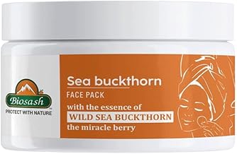 Sea Buckthorn Face Pack – Natural Deep Cleansing & Rejuvenating Face Mask with Organic Sea Buckthorn Oil, Antioxidants & Vitamins – 50g