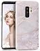 Produktbild CIUTEK Galaxy S9 Marmor Handyhülle, Matt Scrub Weich Silikon Stein Schlank TPU Bumper Flexible Soft Back Cover Protective Gummi Dünn für Samsung Galaxy S9,Rosegold Grau