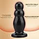 BDSMJOY Analdildo Φ 6 CM,riesen Dildo groß Analplug Buttplug Analkugeln Analspielzeuge Fisting Sexspielzeug Analdehner Anal Expander erotisches Sex Spielzeug für die Frau (Schwarz)