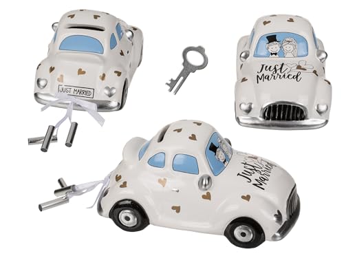 Imagen de Out of the blue Hucha de cerámica para Coche de Boda con Cerradura