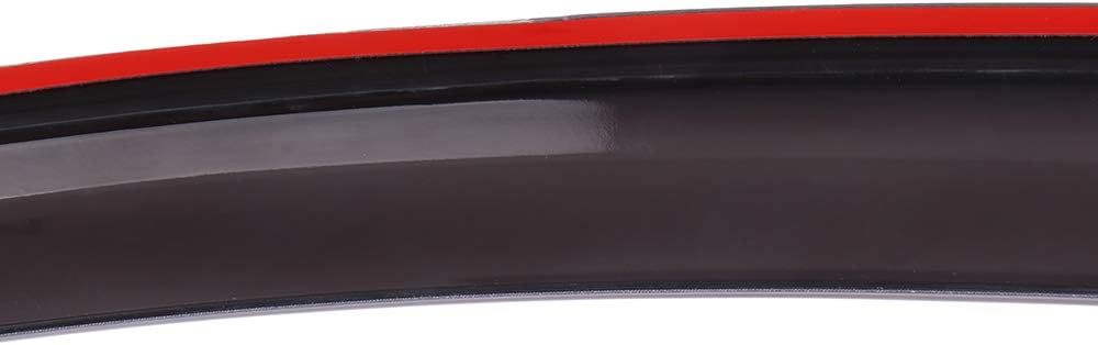 SCITOO Outside Mount Window Visor Deflector Rain Guard Dark Smoke, 4 Pcs Set Fit for 2013-2017 for Honda for Accord