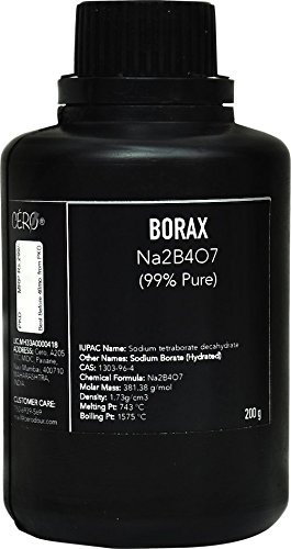 CERO ® BORAX 99% Pure [Na2B4O7] CAS: 1303-96-4 (200g) (B075MDSCYS) Amazon Price History, Amazon Price Tracker