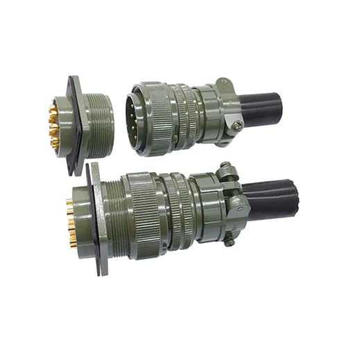 Connecteur circulaire militaire 28-16 MS3108A robuste et fiche MS3106A