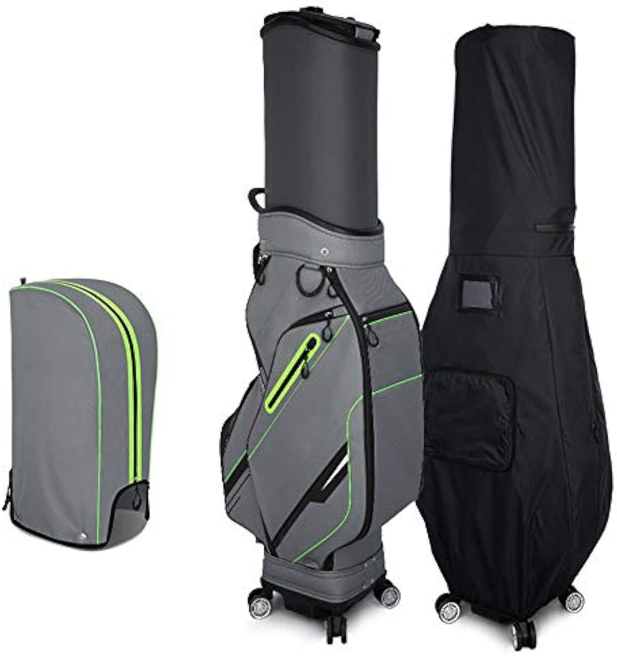 セール卸売り ゴルフ クラブケース 旅行ゴルフ用ホイール付きバッグ標準バッグ立ちキャリングリトラクタブルゴルフ おしゃれ メンズ レディース 色 グレー Size 25x45x128cm スポーツ アウトドア 韓国 通販 Www Littleshopp Com