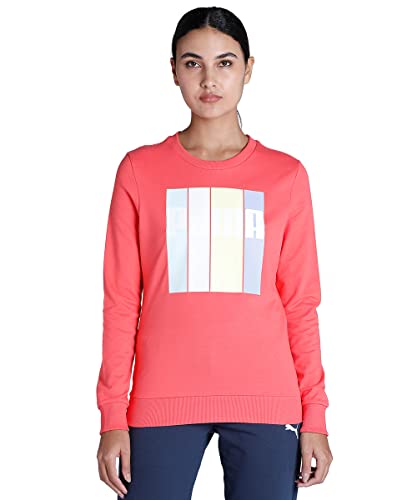PUMA Women, WMN Graphic Crew III, Salmon, M, (67038030) PUMA Women, WMN Graphic Crew III, Salmon, M, (67038030)