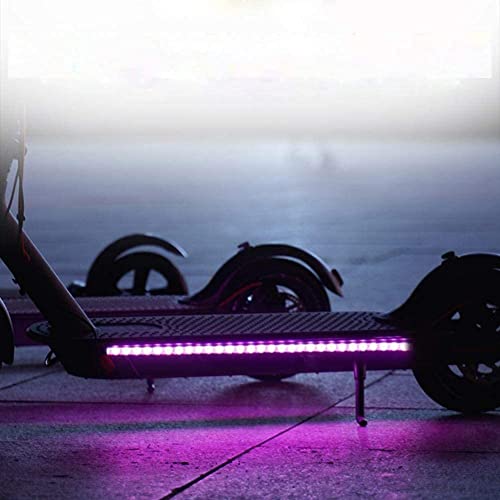 VOLOHAS Flycoo Trottinette Bandes LED, Lumière de Bande pour Xiaomi M365 / M365 Pro / M187 Scooter, Lumière Décorative de Sécurité Pliable étanche Lampe de Chapiteau