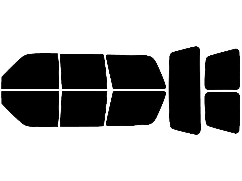 Rvinyl Window Tint Kit Compatible with Chevrolet Tahoe 1995-1999 (4 Door) - Complete Precut Kit - 5%