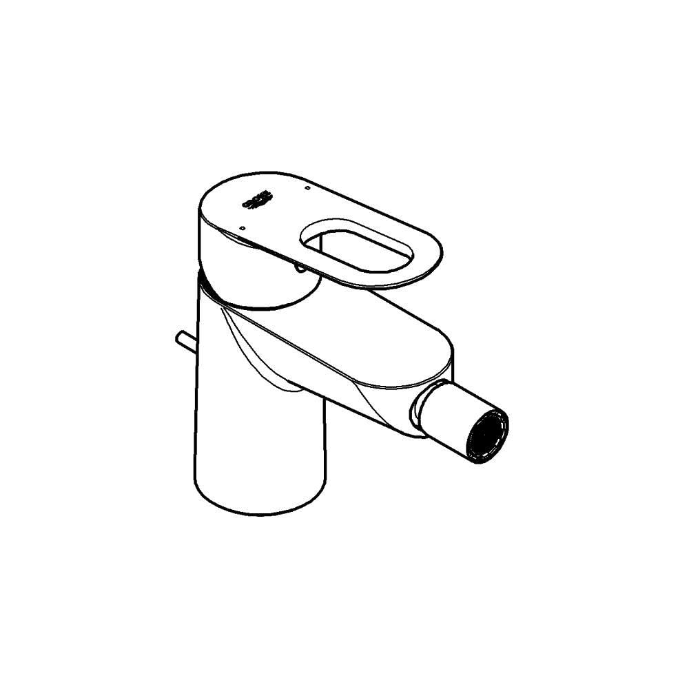 GROHE Miscelatore Monocomando per Bidet, Grigio (Cromo) 23338000