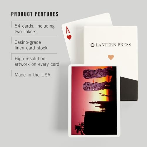 Baraja de Cartas Póker Lantern Press, 52 Cartas miniatura 3