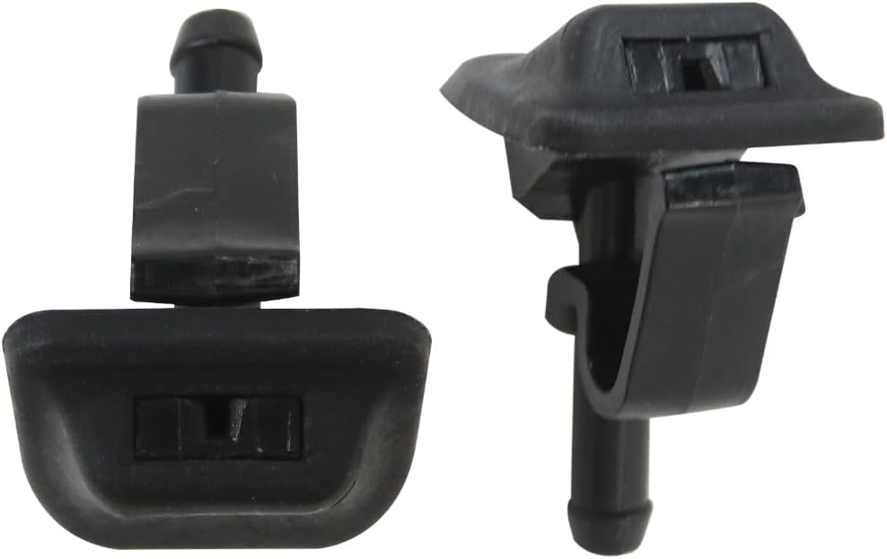 2pcs 55156728AB Windshield Washer Nozzle Wiper Spray for 2007-2011 Jeep Wrangler Unlimited Sahara Sport Utility 4-Door 3.8L 3778CC 231Cu. In. V6 GAS OHV Naturally Aspirated