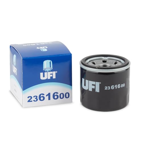 UFI Filters, Filtro Olio 23.616.00, Filtro Olio per Ricambio, Adatto a Auto, Applicabile su Diversi Modelli Mazda CX-3, CX-5, MX-5, Mazda2 e Mazda3
