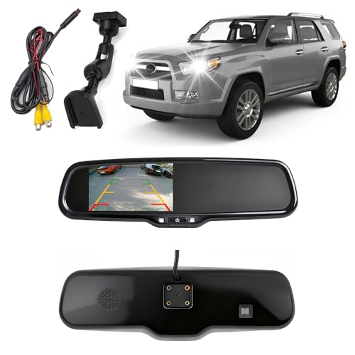 Car Rearview Mirror Monitor Fit for Toyota Camry 2021 2022 2023 2024 2025 Rearview Display,800 * 480 Resolution with Bracket
