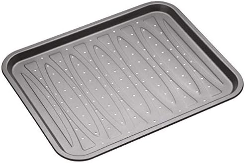 MasterClass Crisper Tray with PFOA Non Stick, Robust 1 mm Carbon Steel, 39 x 31.5 cm