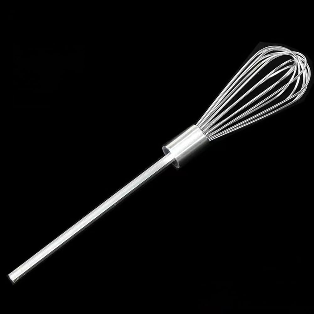 Batidor para Taladro para acero Inoxidable 304 Mezclador Carne Salsa 40cm Hexagonal Cocina para profesional(B)
