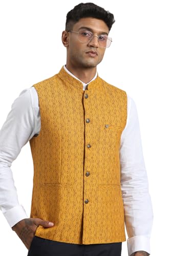 Veste formelle homme col Nehru costume rayonne tissu éponge rayures