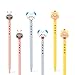 Cute Kawaii Rabbit and radish Press Shape Gel Ink Pens school office supplies for girls Stationery novelty pens for kids stationary (4)