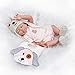 Binxing Toys 20 Pulgadas muñecas Reborn Cuerpo Entero Silicona niña Reborn Toddler realistas con Accesorios