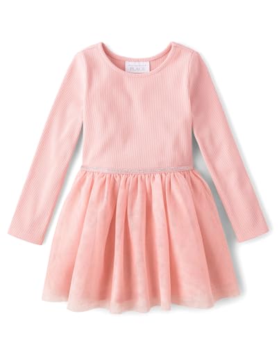 The Children's Place,Baby-Girls,and Toddler Tutu Dresses,Glitter Lt Plum,6 Months,9 Months