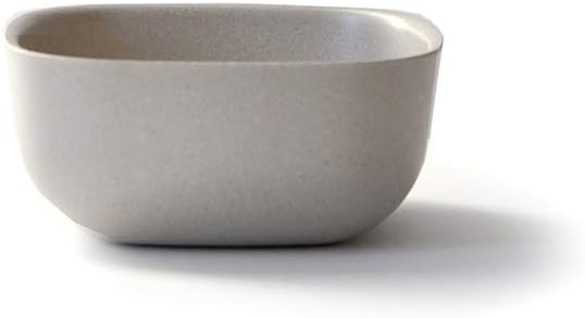 EKOBO Small Bowl Set of 4 – 8 oz BPA-Free Eco-Composite Bowls – Durable and Dishwasher Safe – Reusable Bamboo Bowls for Yogurt Snacks Sauces – Robust Camping Bowls (Stone)