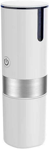 Máquina de café portátil USB, pequeña máquina de café de viaje (tamaño 9.96 x 2.95 x 2.95 pulgadas)