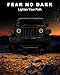 COWONE 1000% Bright 9 inch Round LED Headlights With 9D Patented DUAL HALO DRL Amber Turn Signal Compatible With Jeep Wrangler JL JLU Gladiator JT 2018-2025 High/Low Beam Headlamps