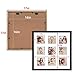 Golden State Art, 16x16 Solid Wood Frame, Tempered Glass, Wall Display (Black)