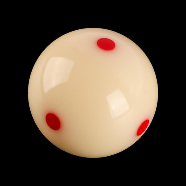 POFET Batting Marked Red-White Pool Ball Billiard Training Ball - 2