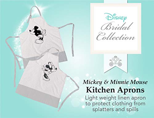 Disney Cotton Apron, 2Pk - Durable Light Weight Kitchen Apron Mickey And Minnie #TOP1