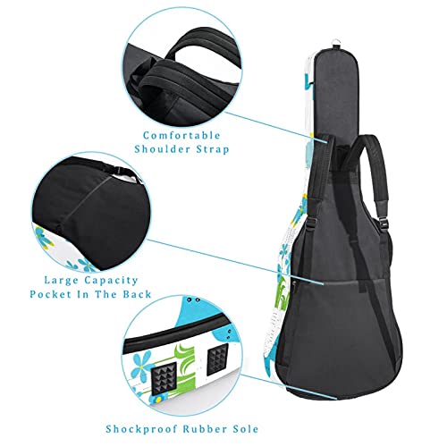 Housse de transport pour guitare classique avec sangles de dos réglables - 3