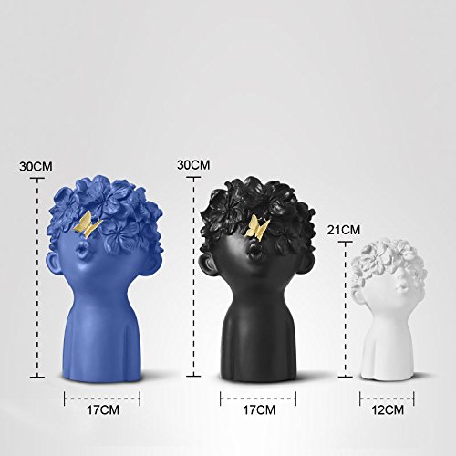 Notakia Home Decor Statues Sculptures Decoration Resin Figure Gift (White And Black) #TOP7