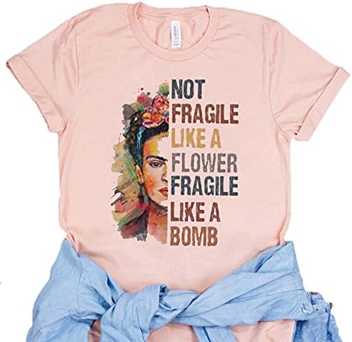 T-shirt da donna con scollo a V, con fiori di papavero, top fluido da donna con scollo a V, camicie estive a maniche corte per taglie forti, nero, M