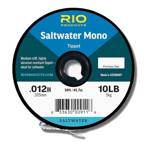 Rio Fly Fishing Tippet Saltwater Mono 30Lb Fishing Tackle, Clear