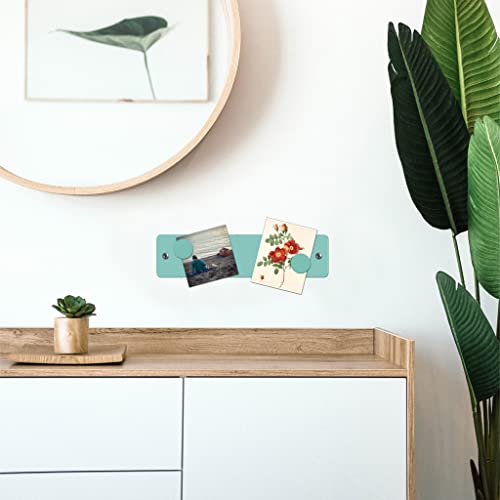 Three By Three Seattle 12 X 3 Inch Metal Strip Frameless Magnetic Bulletin Board With 2 Magnets For Memos, Photos, Lists, And More In Office, Home, Or School Décor (Aquamarine) #TOP3