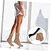 Anneome 3pairs Loose Fitting Over The Calf Wide Ankle Socks for Seniors Patients