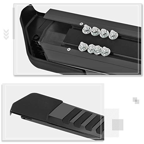 (2Pcs) 6 Inch Black Stainless Running Boards/Side Steps/Nerf Bars Compatible With 04-14 Ford F-150 Extended Cab #TOP4
