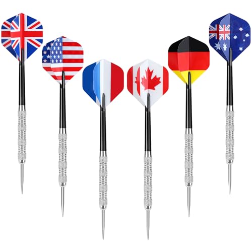 Image of Accmor Metal Tip Darts, Steel Tip Darts, 14 Grams Professional Metal Darts, Darts Metal Tip Set, Metal Darts for Dartboard