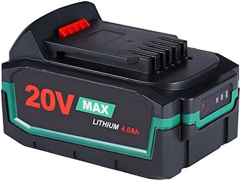 POSENPRO 20V MAX 4.0 Ah Lithium Ion Battery-Pack, Rechargeable Replacement Battery, for All 20V POSENPRO Cordless Power Tools - PALB20-4.0